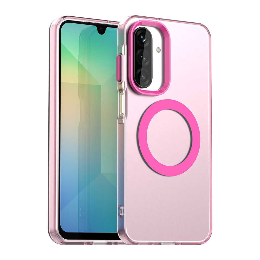 Techsuit Samsung Galaxy A26 5G - Σκληρή Θήκη με Πλαίσιο Σιλικόνης και MagSafe - CandyCase MagSafe - Pink