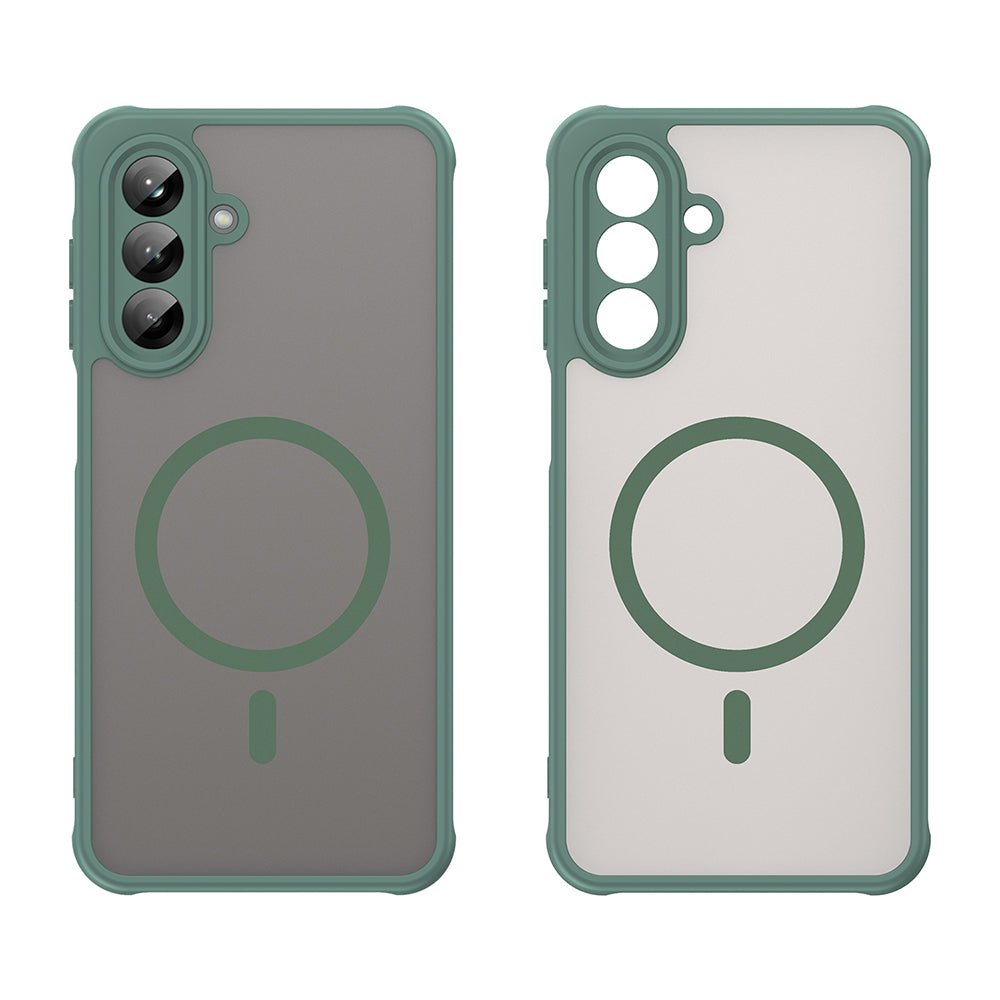 Techsuit Samsung Galaxy A26 5G - Σκληρή Θήκη με Πλαίσιο Σιλικόνης και MagSafe - HaloFrost II MagSafe - Green