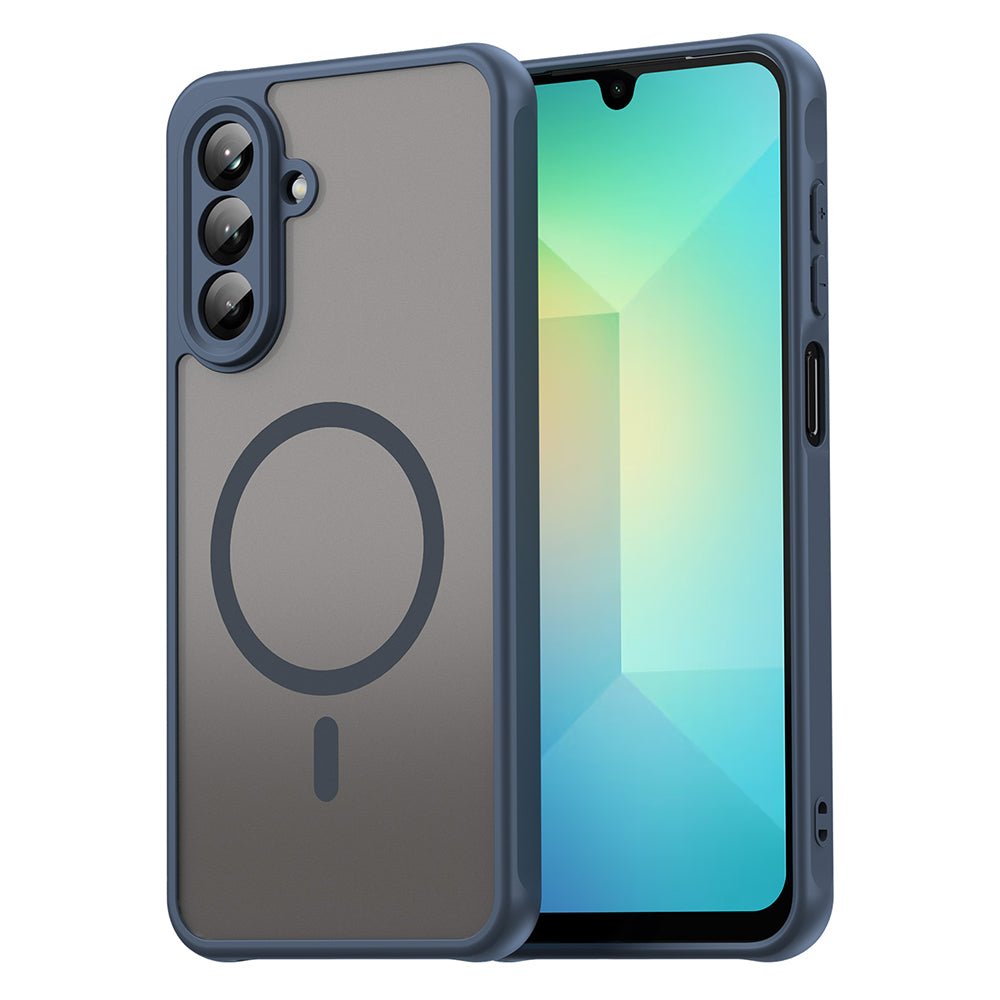 Techsuit Samsung Galaxy A26 5G - Σκληρή Θήκη με Πλαίσιο Σιλικόνης και MagSafe - HaloFrost II MagSafe - Navy Blue