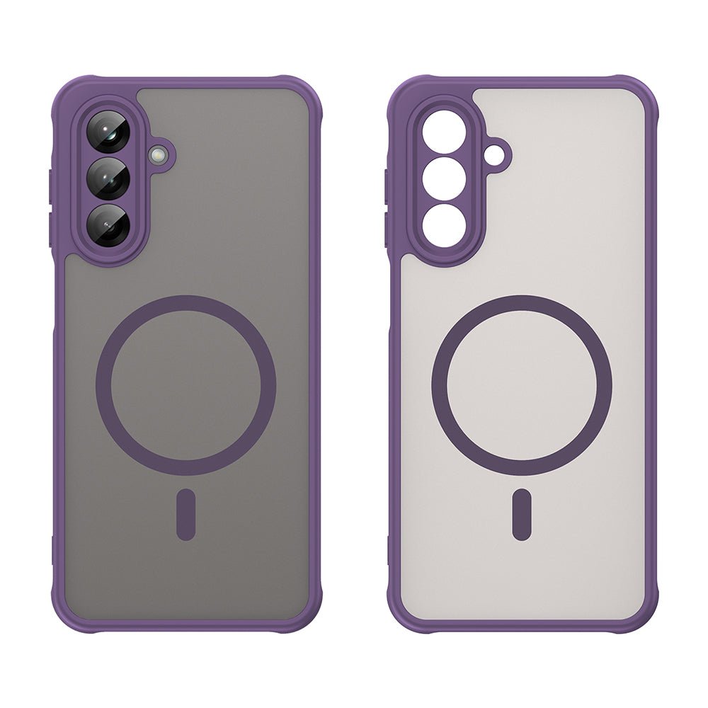 Techsuit Samsung Galaxy A26 5G - Σκληρή Θήκη με Πλαίσιο Σιλικόνης και MagSafe - HaloFrost II MagSafe - Purple