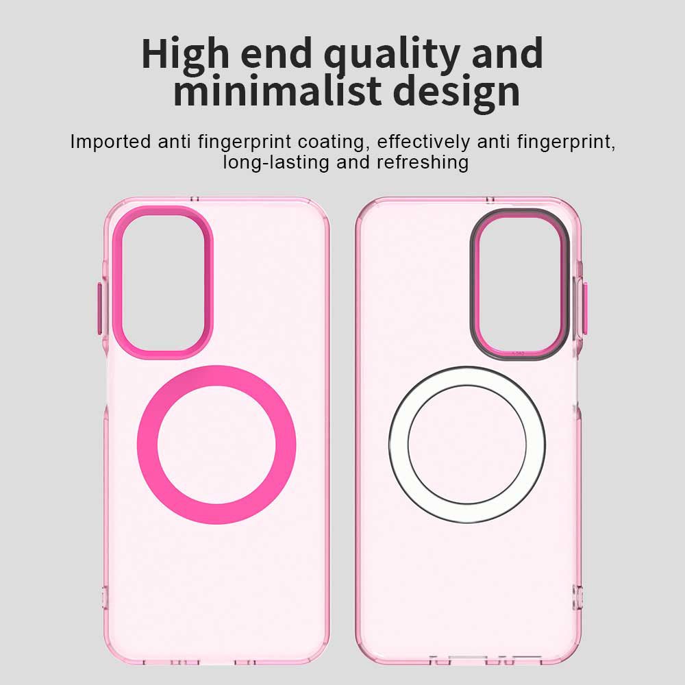 Techsuit Samsung Galaxy A27 5G - Σκληρή Θήκη με Πλαίσιο Σιλικόνης και MagSafe - CandyCase MagSafe - Pink