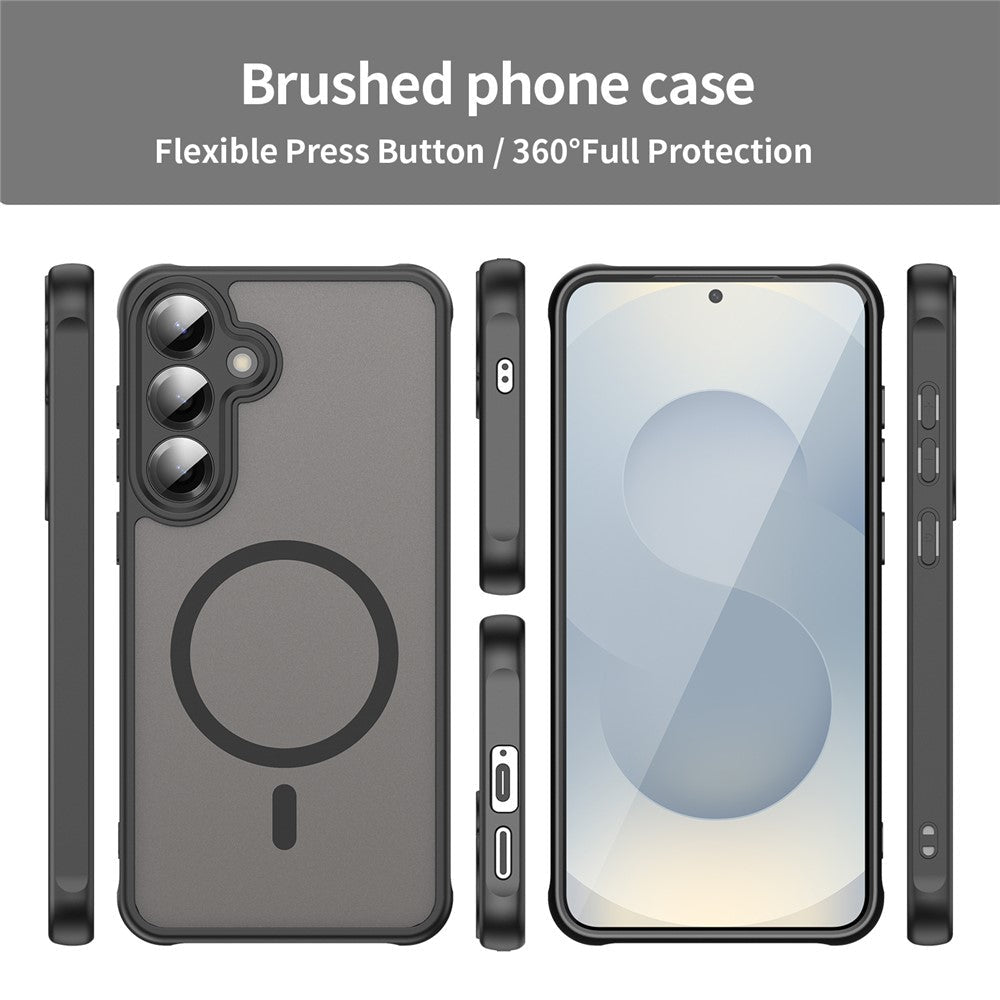 Techsuit Samsung Galaxy A27 5G - Σκληρή Θήκη με Πλαίσιο Σιλικόνης και MagSafe - HaloFrost II MagSafe - Black