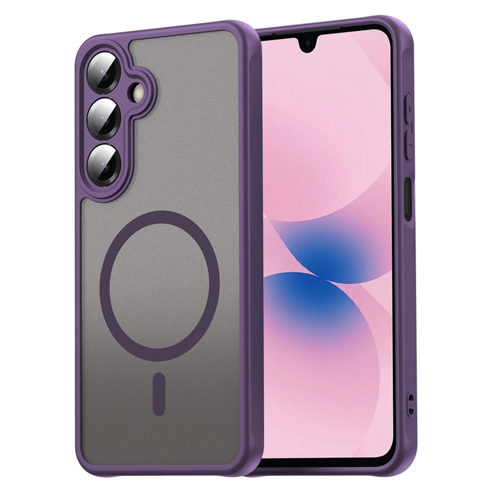 Techsuit Samsung Galaxy A27 5G - Σκληρή Θήκη με Πλαίσιο Σιλικόνης και MagSafe - HaloFrost II MagSafe - Purple
