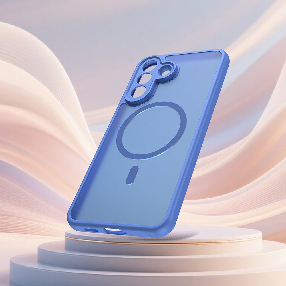 Techsuit Samsung Galaxy A27 5G - Σκληρή Θήκη με Πλαίσιο Σιλικόνης και MagSafe - HaloFrost II MagSafe - Sky Blue