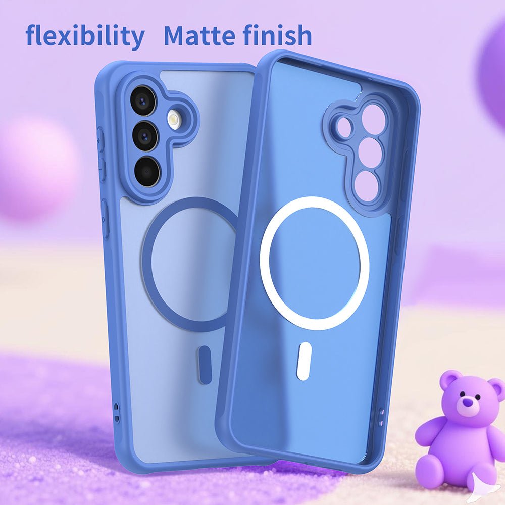 Techsuit Samsung Galaxy A27 5G - Σκληρή Θήκη με Πλαίσιο Σιλικόνης και MagSafe - HaloFrost II MagSafe - Sky Blue