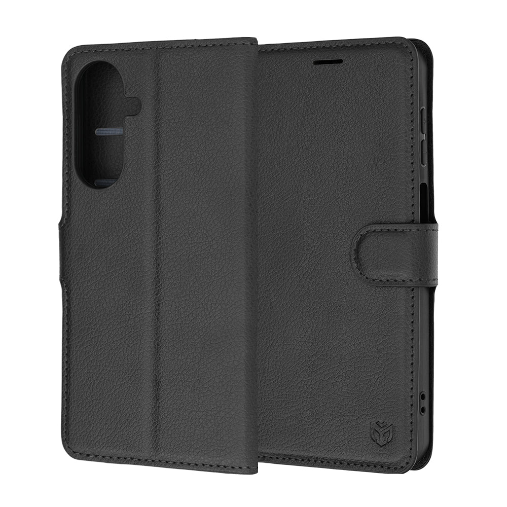 Techsuit Samsung Galaxy A27 5G - Θήκη Πορτοφόλι από Δερματίνη με Stand - Leather Folio - Black