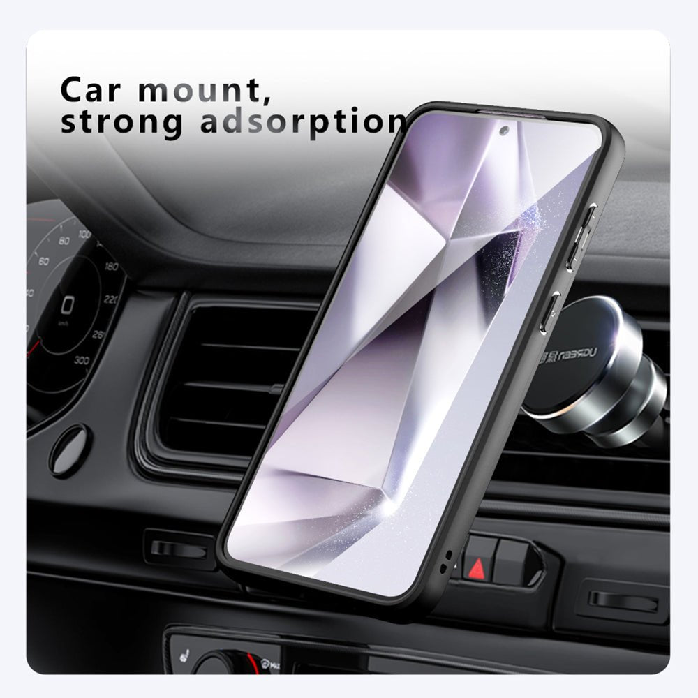 Techsuit Samsung Galaxy A36 5G - Σκληρή Θήκη με Πλαίσιο Σιλικόνης και MagSafe - PureFrost MagSafe - Frosted Black