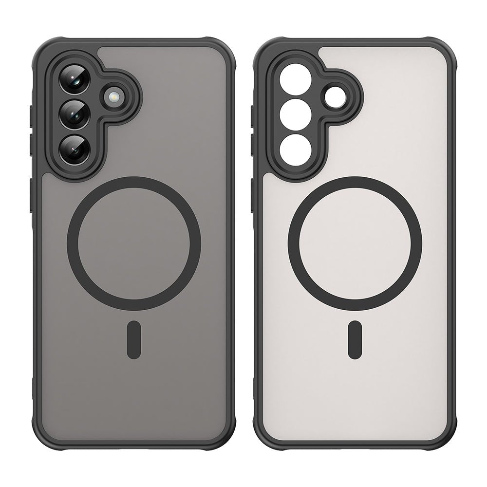 Techsuit Samsung Galaxy A37 5G - Σκληρή Θήκη με Πλαίσιο Σιλικόνης και MagSafe - HaloFrost II MagSafe - Black