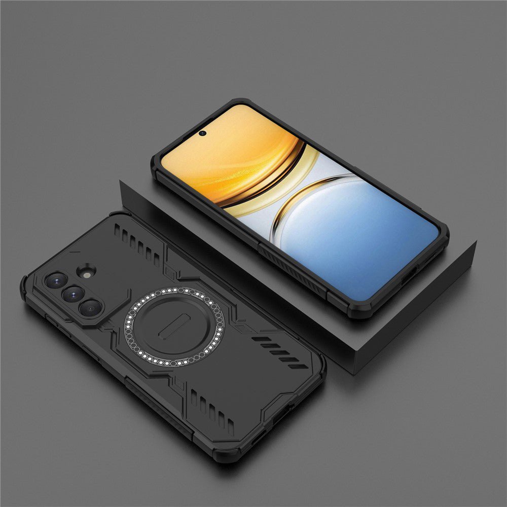 Techsuit Samsung Galaxy A57 5G - Σκληρή Θήκη με Πλαίσιο Σιλικόνης και MagSafe - ArmorMag - Black