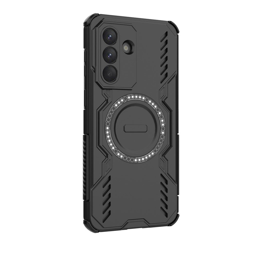 Techsuit Samsung Galaxy A57 5G - Σκληρή Θήκη με Πλαίσιο Σιλικόνης και MagSafe - ArmorMag - Black