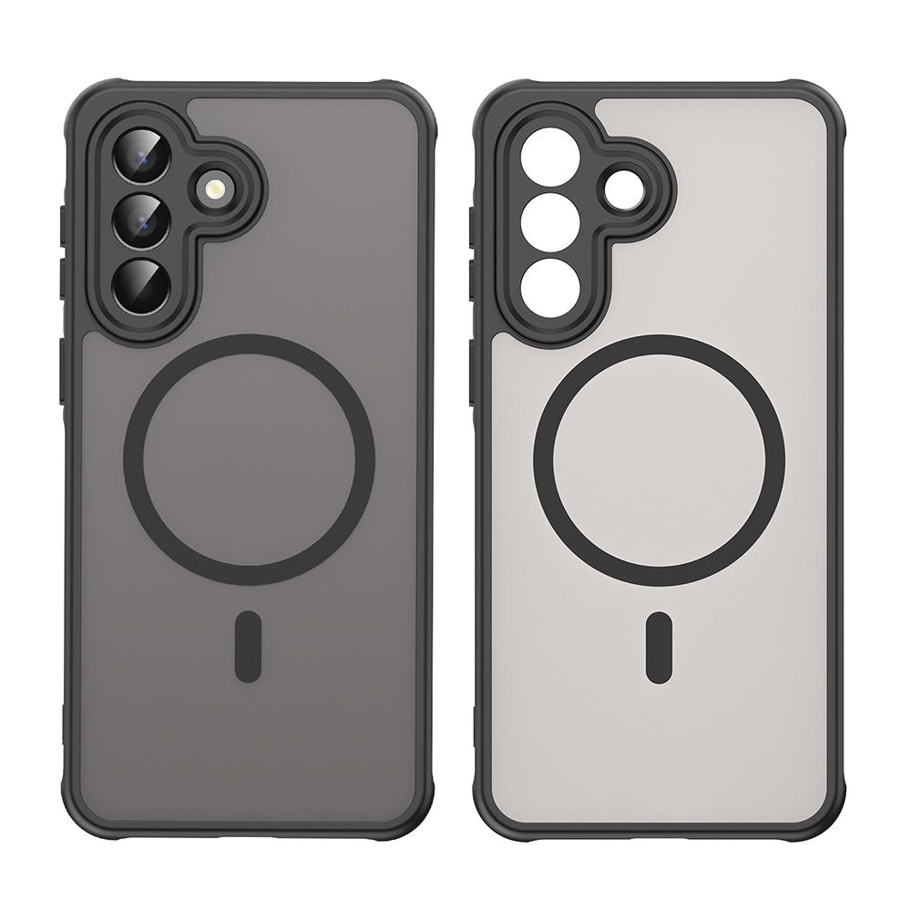 Techsuit Samsung Galaxy A57 5G - Σκληρή Θήκη με Πλαίσιο Σιλικόνης και MagSafe - HaloFrost II MagSafe - Black