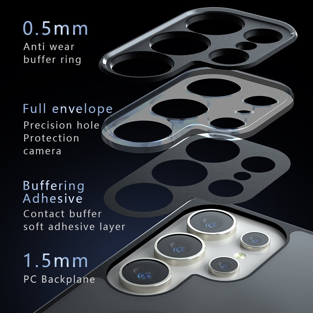 Techsuit Samsung Galaxy S24 Ultra - Σκληρή Θήκη με Πλαίσιο Σιλικόνης και MagSafe - PureFrost MagSafe - Frosted Black