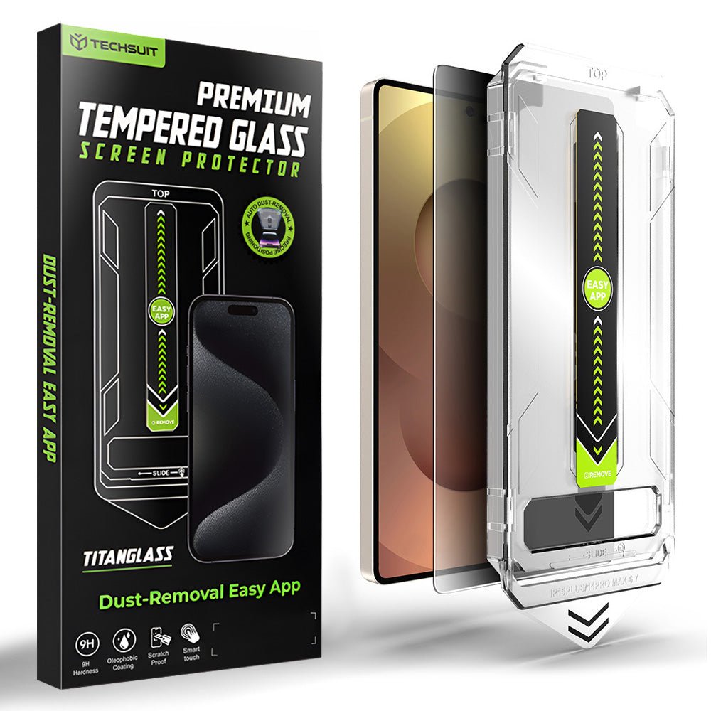 Techsuit Samsung Galaxy S25 Ultra - Αντιχαρακτικό Γυαλί Οθόνης - TitanGlass CrystalHD - Privacy