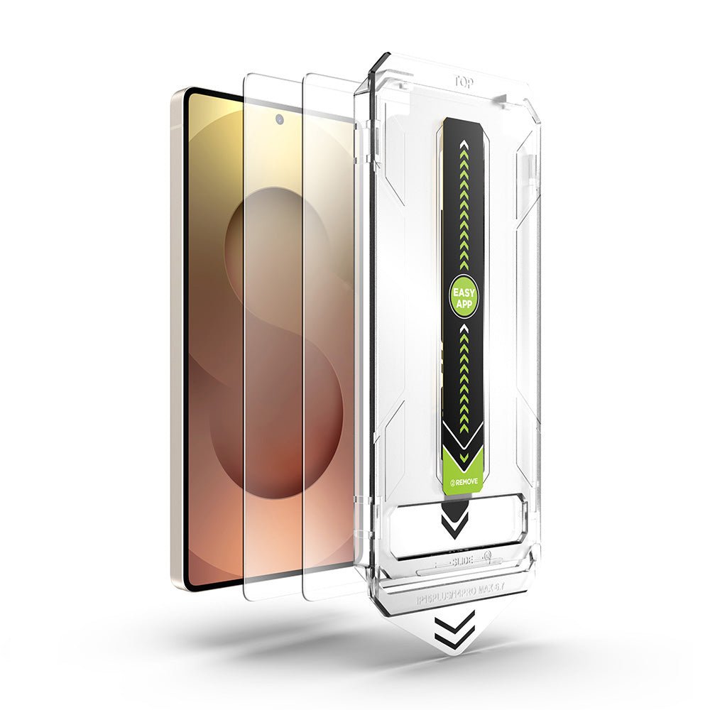 Techsuit Samsung Galaxy S25 Ultra - Σετ με 2 Αντιχαρακτικά Γυαλιά Οθόνης - TitanGlass CrystalHD - Clear