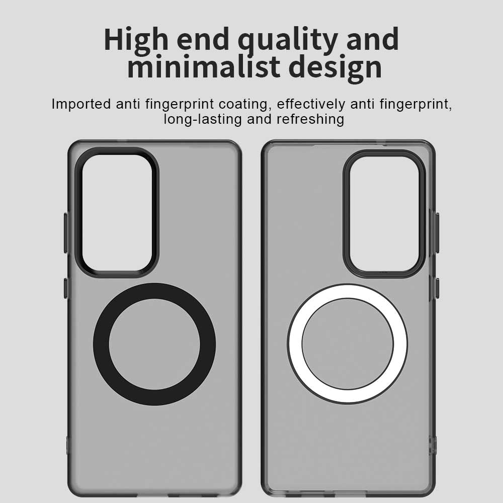 Techsuit Samsung Galaxy S25 Ultra - Σκληρή Θήκη με Πλαίσιο Σιλικόνης και MagSafe - CandyCase MagSafe - Black