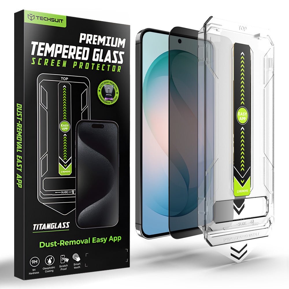 Techsuit Samsung Galaxy S26 Plus - Αντιχαρακτικό Γυαλί Οθόνης - TitanGlass CrystalHD - Privacy