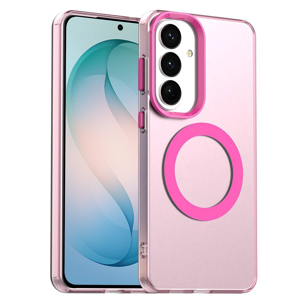 Techsuit Samsung Galaxy S26 Plus - Σκληρή Θήκη με Πλαίσιο Σιλικόνης και MagSafe - CandyCase MagSafe - Pink