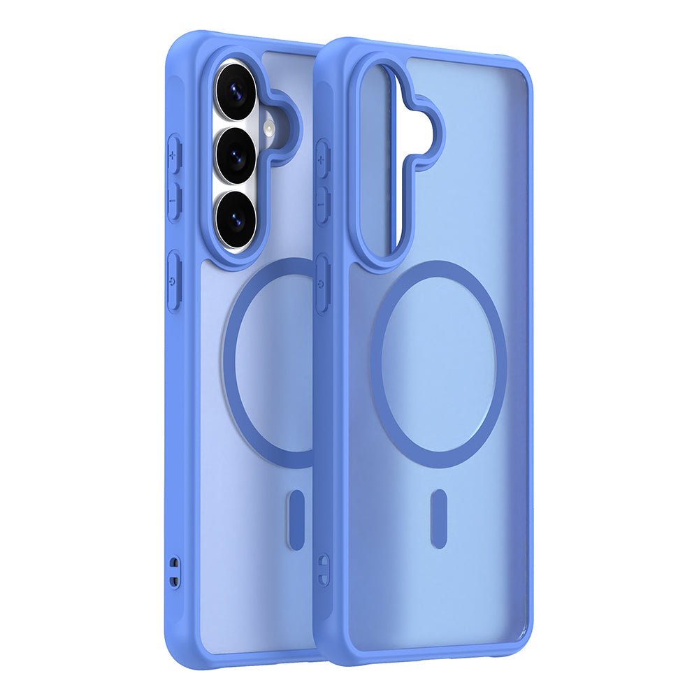 Techsuit Samsung Galaxy S26 Plus - Σκληρή Θήκη με Πλαίσιο Σιλικόνης και MagSafe - HaloFrost II MagSafe - Sky Blue