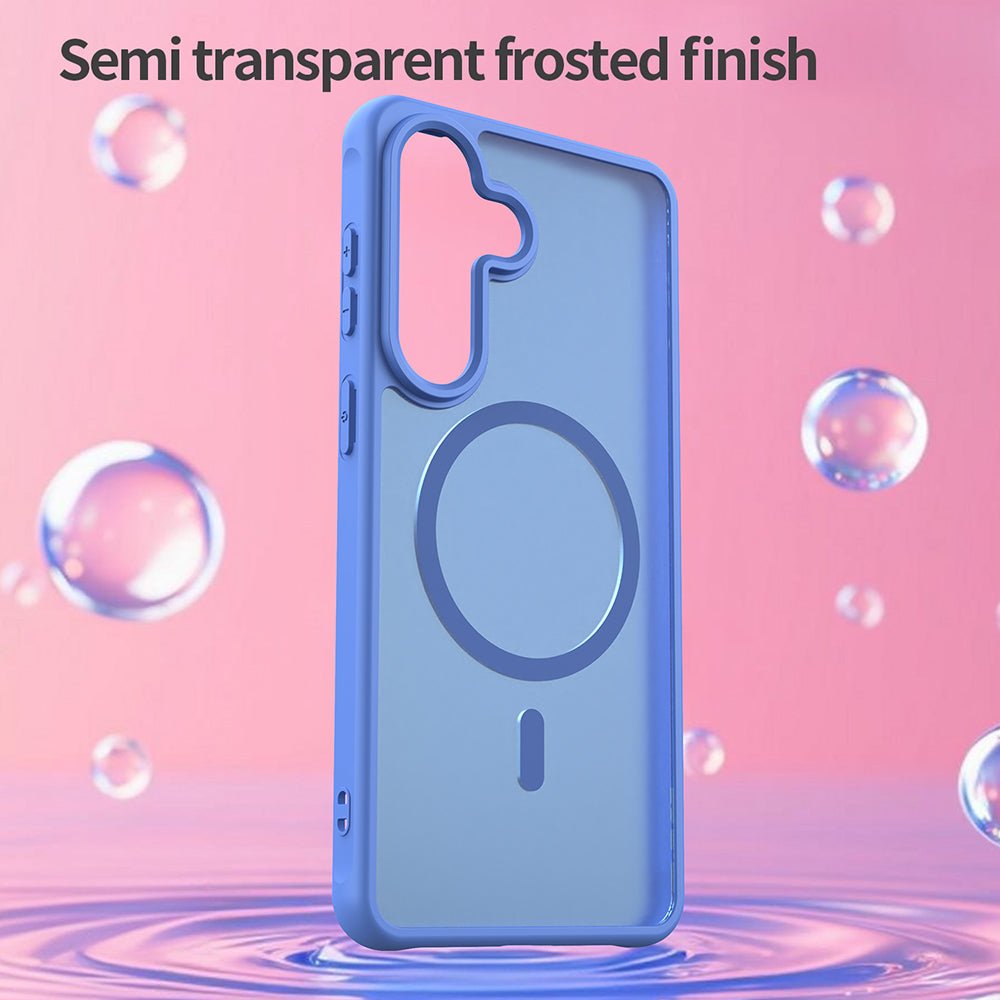 Techsuit Samsung Galaxy S26 Plus - Σκληρή Θήκη με Πλαίσιο Σιλικόνης και MagSafe - HaloFrost II MagSafe - Sky Blue