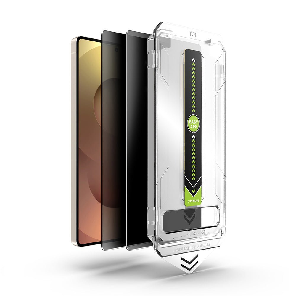 Techsuit Samsung Galaxy S26 - Σετ με 2 Αντιχαρακτικά Γυαλιά Οθόνης - TitanGlass CrystalHD - Privacy