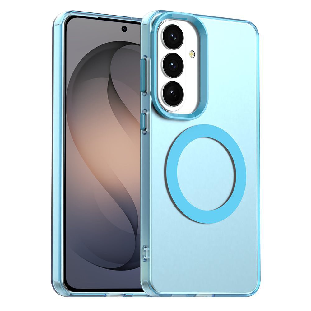 Techsuit Samsung Galaxy S26 - Σκληρή Θήκη με Πλαίσιο Σιλικόνης και MagSafe - CandyCase MagSafe - Blue