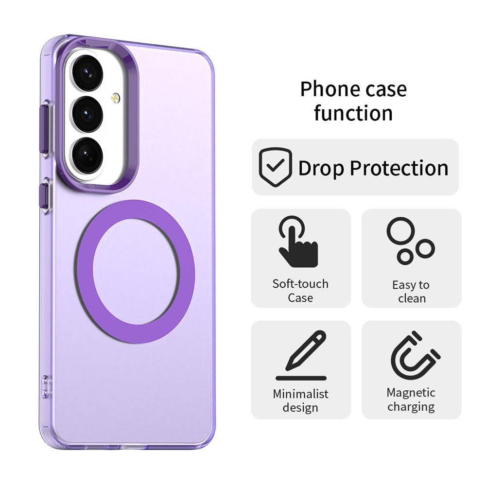 Techsuit Samsung Galaxy S26 - Σκληρή Θήκη με Πλαίσιο Σιλικόνης και MagSafe - CandyCase MagSafe - Purple