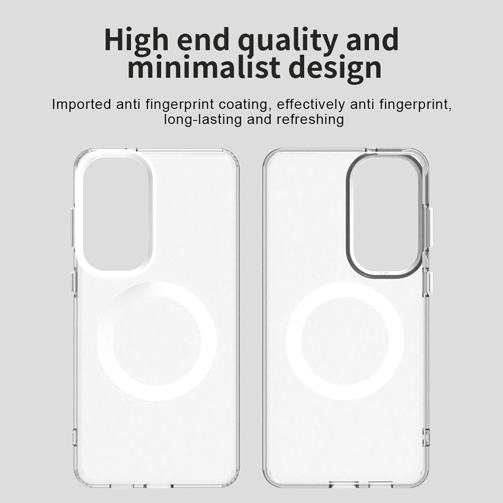 Techsuit Samsung Galaxy S26 - Σκληρή Θήκη με Πλαίσιο Σιλικόνης και MagSafe - CandyCase MagSafe - White
