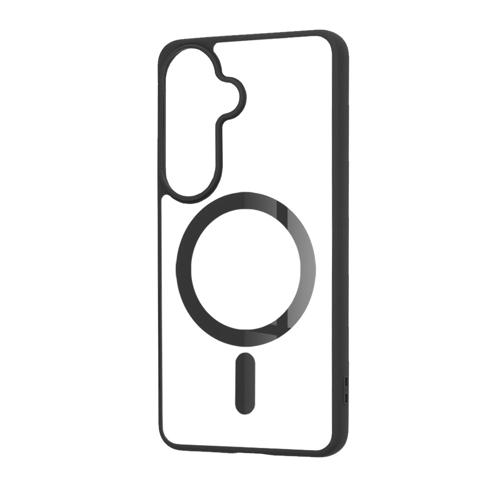 Techsuit Samsung Galaxy S26 - Σκληρή Θήκη με Πλαίσιο Σιλικόνης - MagSafe Pro - Clear / Black