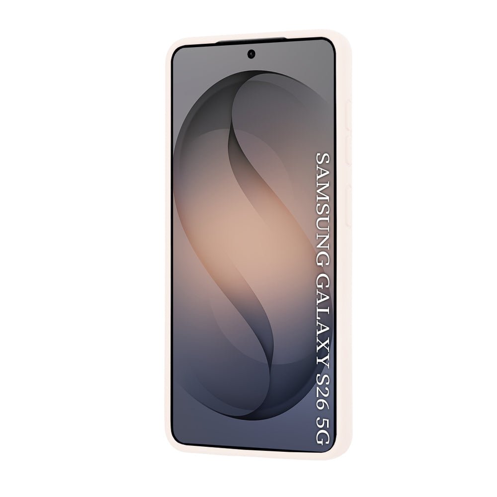 Techsuit Samsung Galaxy S26 - Σκληρή Θήκη με Πλαίσιο Σιλικόνης - MagSafe Pro - Clear / Nude Pink