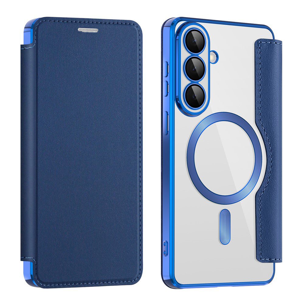 Techsuit Samsung Galaxy S26 - Θήκη Βιβλίο με MagSafe με Υποδοχές Καρτών και RFID Προστασία - SmartMag Book Case - Blue