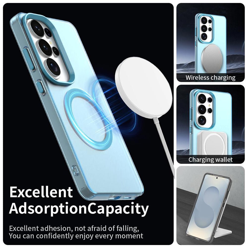 Techsuit Samsung Galaxy S26 Ultra - Σκληρή Θήκη με Πλαίσιο Σιλικόνης και MagSafe - CandyCase MagSafe - Blue
