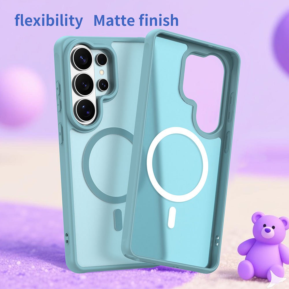 Techsuit Samsung Galaxy S26 Ultra - Σκληρή Θήκη με Πλαίσιο Σιλικόνης και MagSafe - HaloFrost II MagSafe - Mint Green