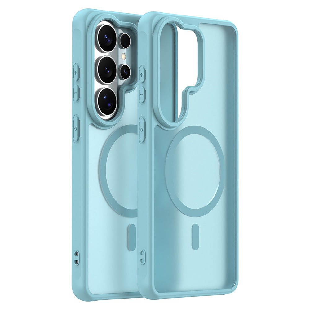 Techsuit Samsung Galaxy S26 Ultra - Σκληρή Θήκη με Πλαίσιο Σιλικόνης και MagSafe - HaloFrost II MagSafe - Mint Green