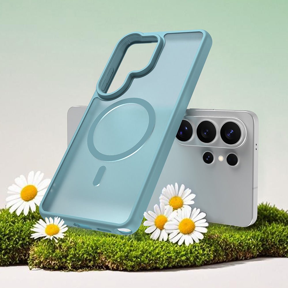 Techsuit Samsung Galaxy S26 Ultra - Σκληρή Θήκη με Πλαίσιο Σιλικόνης και MagSafe - HaloFrost II MagSafe - Mint Green