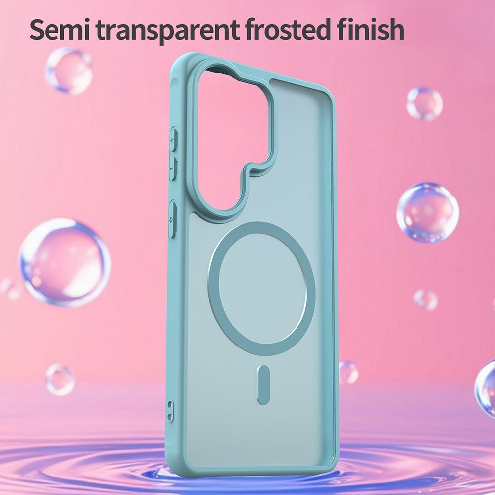 Techsuit Samsung Galaxy S26 Ultra - Σκληρή Θήκη με Πλαίσιο Σιλικόνης και MagSafe - HaloFrost II MagSafe - Mint Green