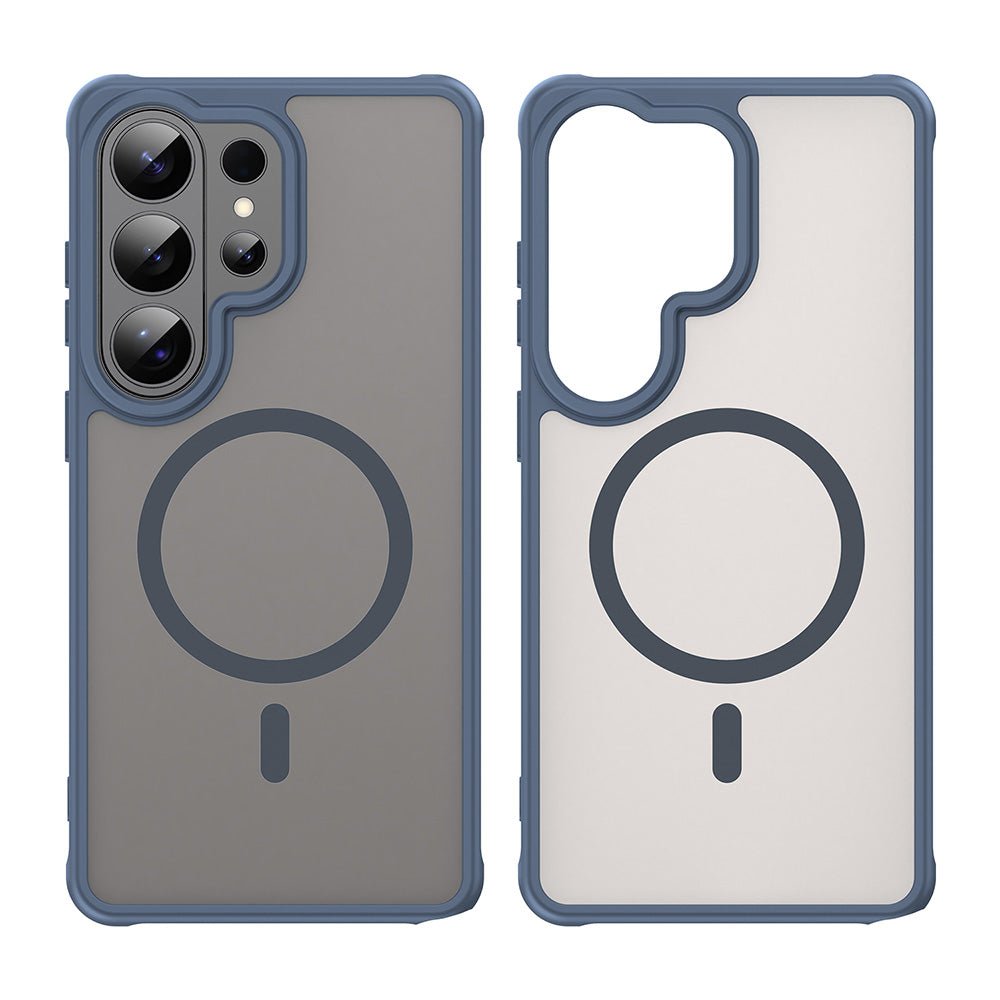 Techsuit Samsung Galaxy S26 Ultra - Σκληρή Θήκη με Πλαίσιο Σιλικόνης και MagSafe - HaloFrost II MagSafe - Navy Blue