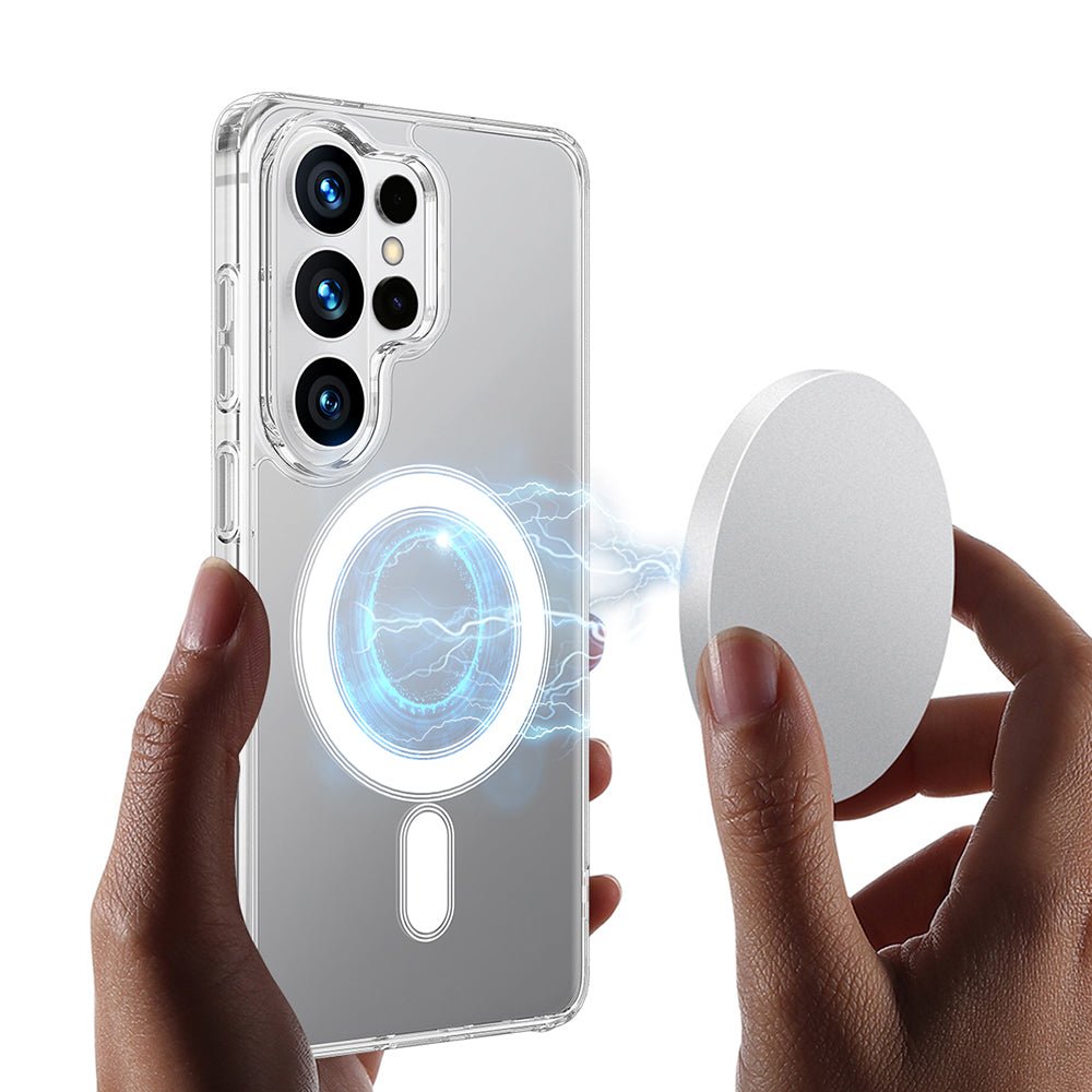 Techsuit Samsung Galaxy S26 Ultra - Σκληρή Θήκη με Πλαίσιο Σιλικόνης - MagSafe Pro - Clear