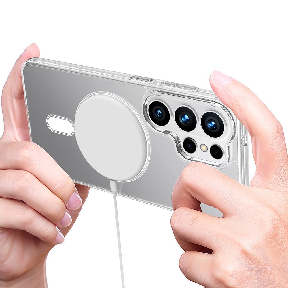 Techsuit Samsung Galaxy S26 Ultra - Σκληρή Θήκη με Πλαίσιο Σιλικόνης - MagSafe Pro - Clear