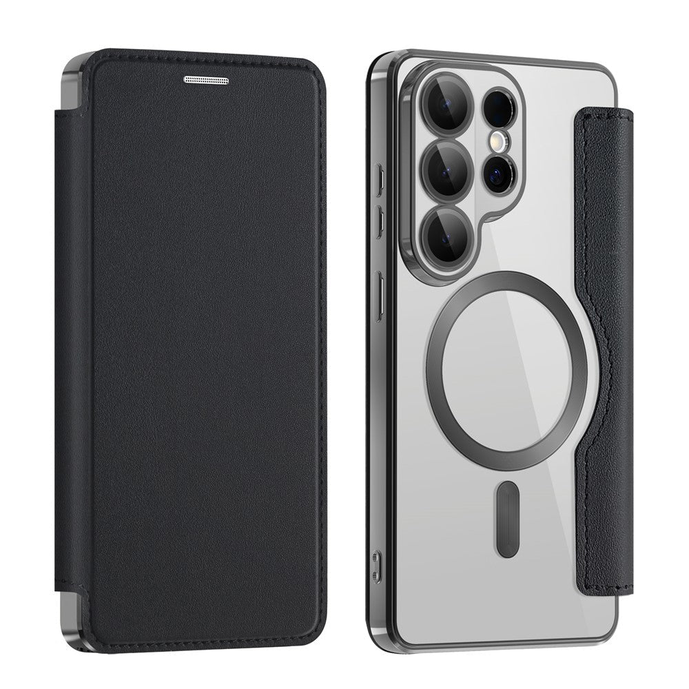 Techsuit Samsung Galaxy S26 Ultra - Θήκη Βιβλίο με MagSafe με Υποδοχές Καρτών και RFID Προστασία - SmartMag Book Case - Black