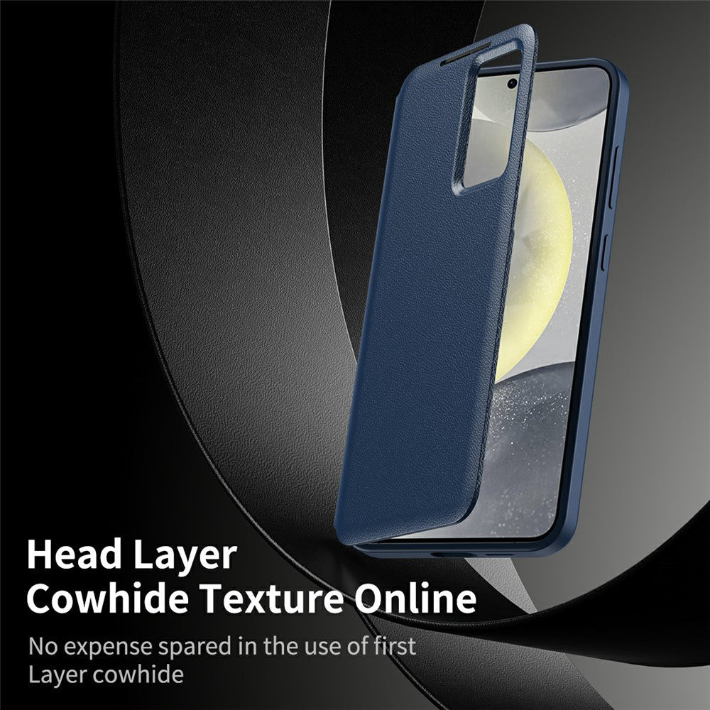 Techsuit Samsung Galaxy S26 Ultra - Θήκη Βιβλίο με Θέση για 1 Κάρτα - SmartView Series - Blue