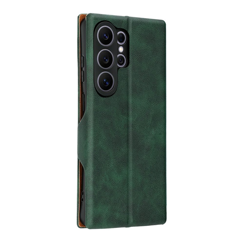 Techsuit Samsung Galaxy S26 Ultra - Θήκη Βιβλίο - Safe Wallet Plus - Green