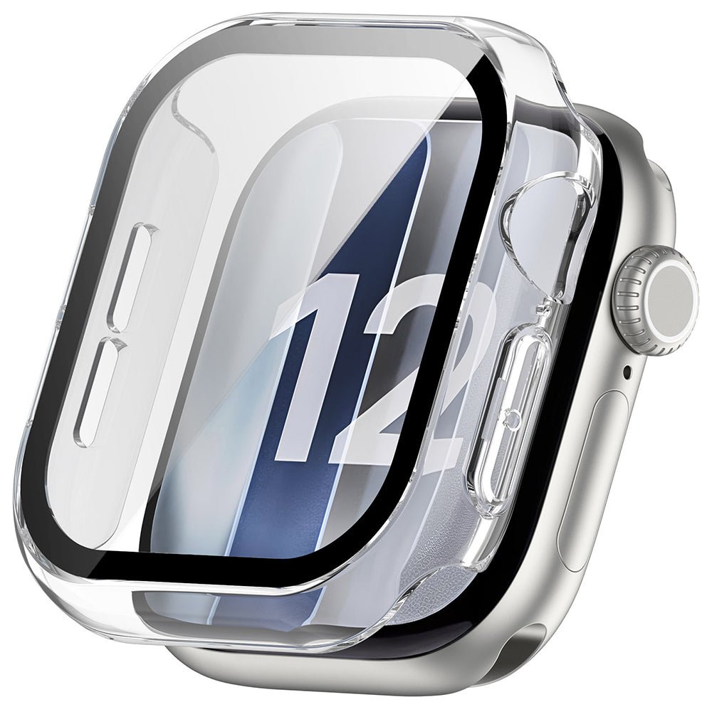 Techsuit Θήκη Apple Watch 12 - 42mm με Προστασία Οθόνης - Defense360 Pro - Clear