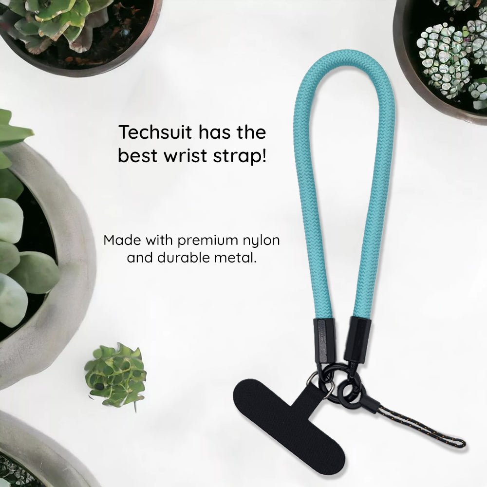 Techsuit Universal Λουράκι Καρπού για Θήκη Κινητού - RWS2 - 03 Rope Wrist Strap - Deep Void