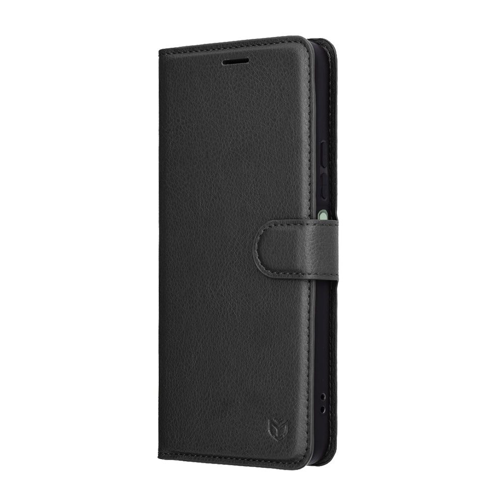Techsuit Xiaomi Redmi 15 4G / 5G - Θήκη Πορτοφόλι από Δερματίνη με Stand - Leather Folio - Black