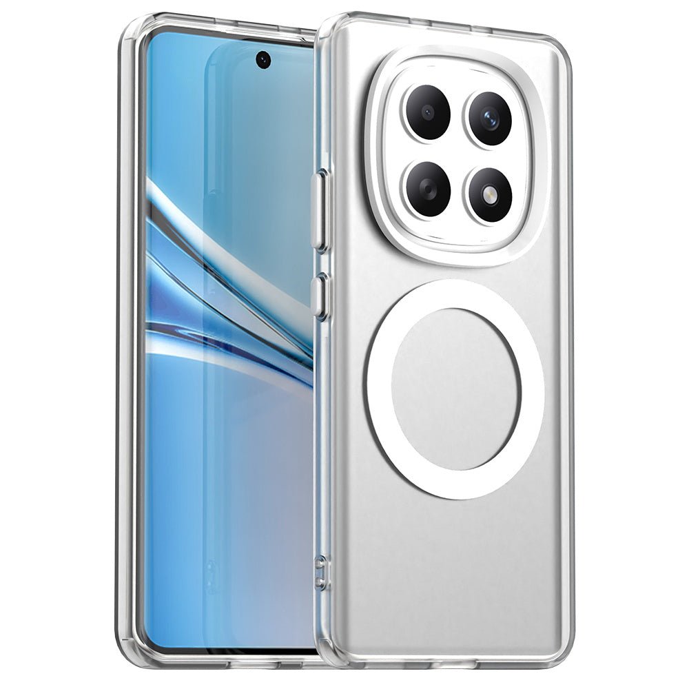 Techsuit Xiaomi Redmi Note 15 4G / 5G / Poco M8 5G - Σκληρή Θήκη με Πλαίσιο Σιλικόνης και MagSafe - CandyCase MagSafe - White