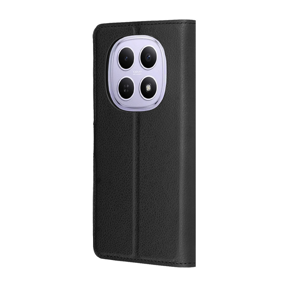 Techsuit Xiaomi Redmi Note 15 5G / Note 15 4G / Poco M8 5G - Θήκη Πορτοφόλι από Δερματίνη με Stand - Leather Folio - Black
