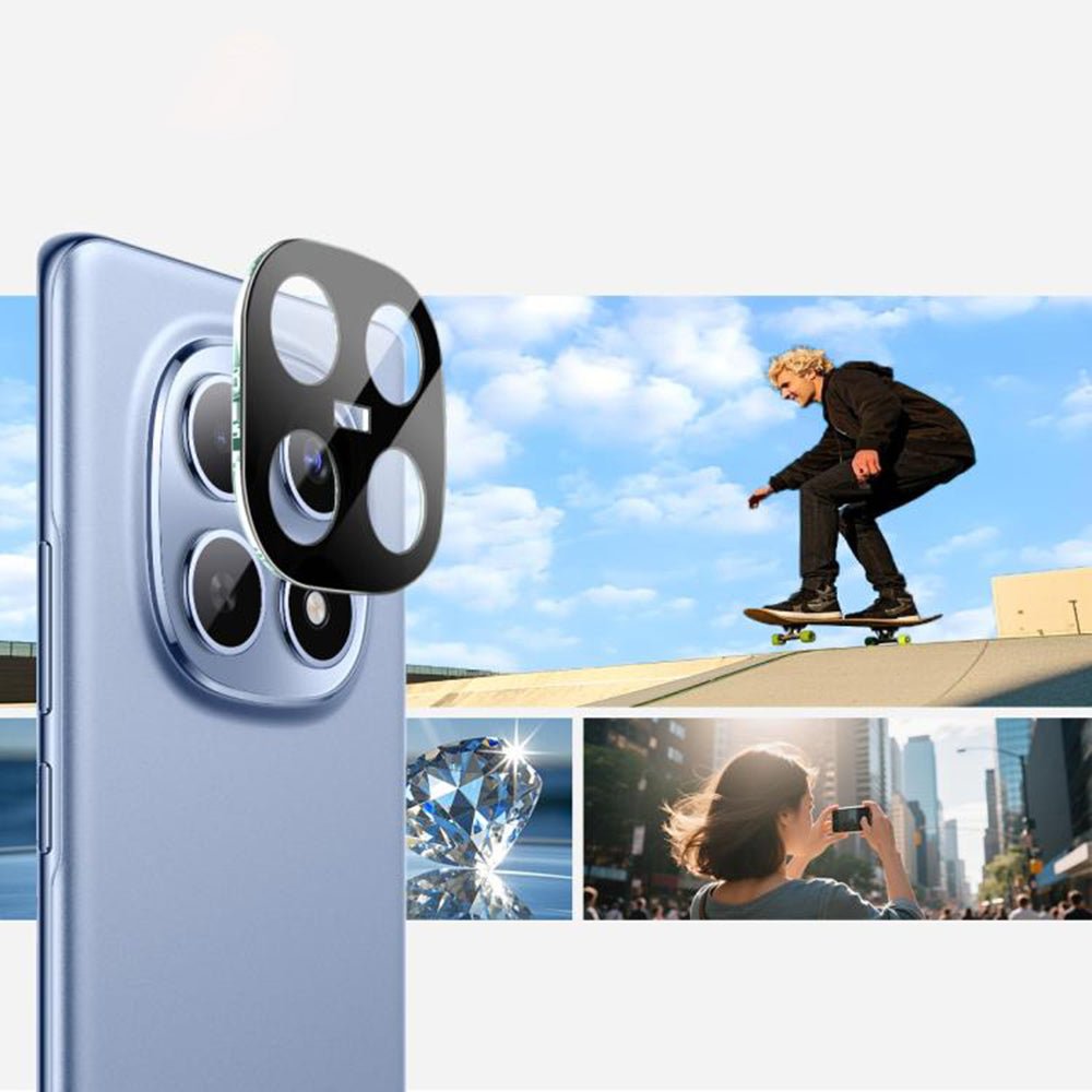 Techsuit Xiaomi Redmi Note 15 5G / Poco M8 5G - Προστασία Καμερών - Αντιχαρακτικό Γυαλί Κάμερας - Black