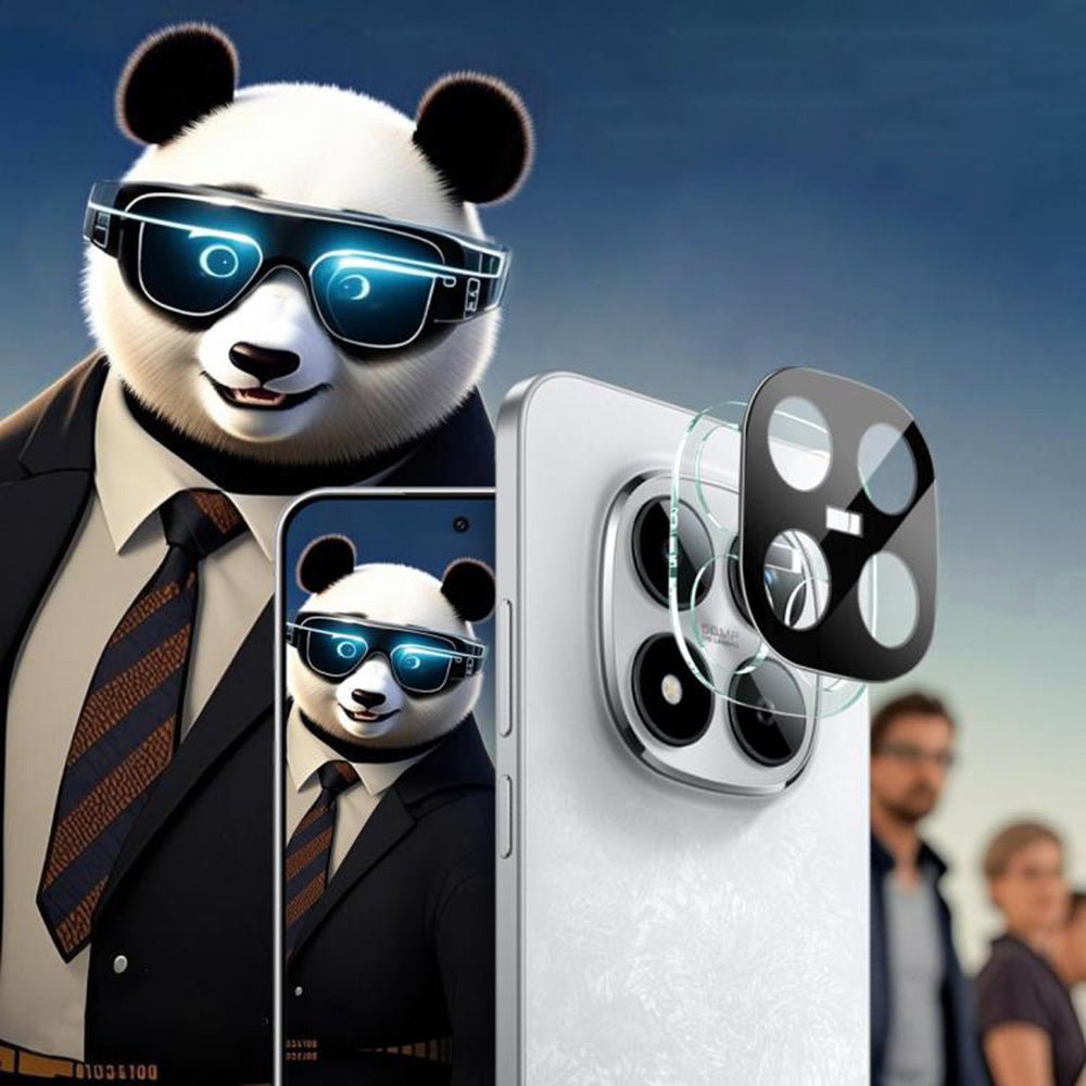 Techsuit Xiaomi Redmi Note 15 Pro 4G - Προστασία Καμερών - Αντιχαρακτικό Γυαλί Κάμερας - Black