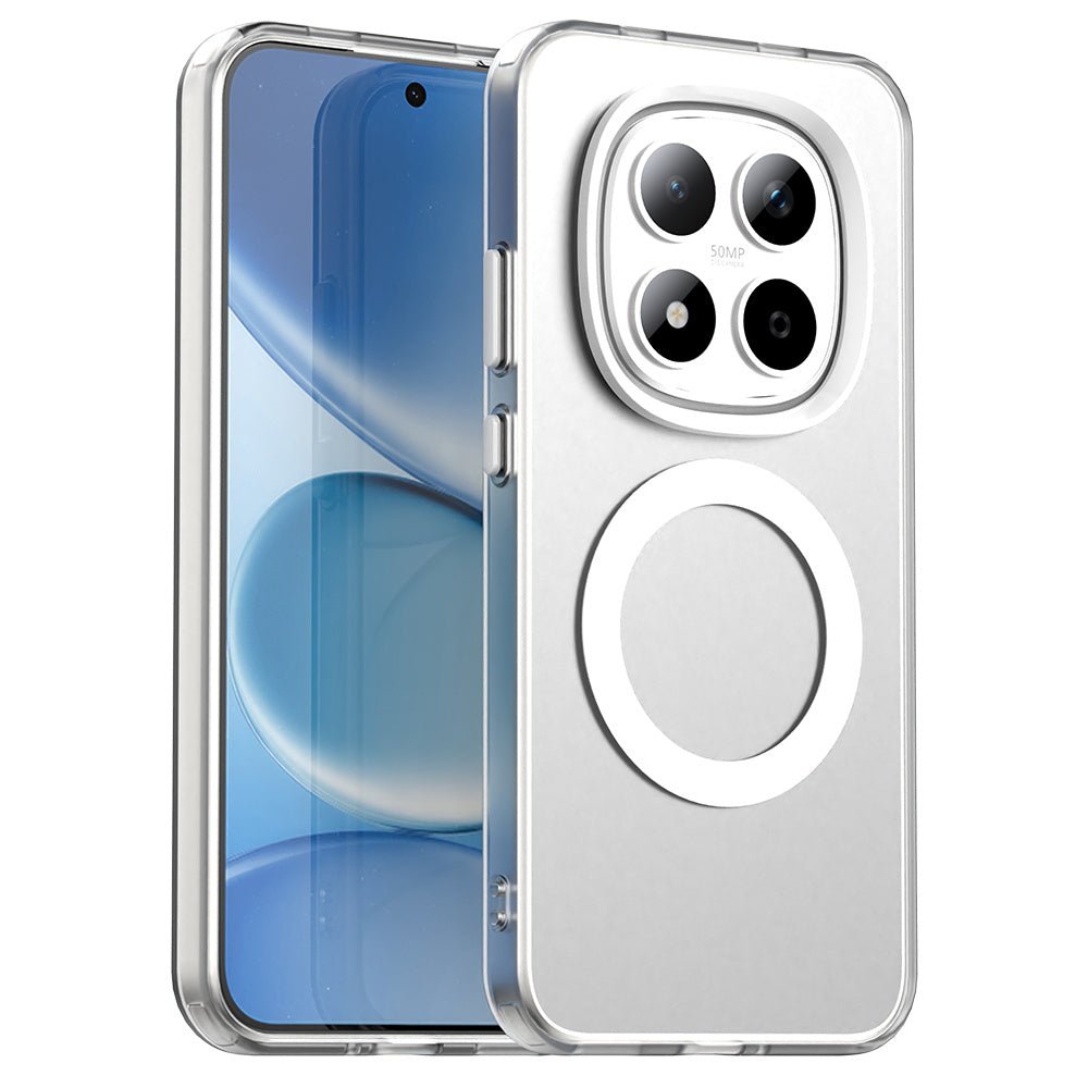 Techsuit Xiaomi Redmi Note 15 Pro 5G - Σκληρή Θήκη με Πλαίσιο Σιλικόνης και MagSafe - CandyCase MagSafe - White