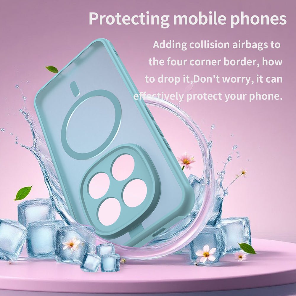 Techsuit Xiaomi Redmi Note 15 Pro Plus 5G / Poco M8 Pro 5G - Σκληρή Θήκη με Πλαίσιο Σιλικόνης και MagSafe - HaloFrost II MagSafe - Mint Green